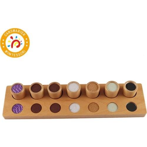Montessori Baby Toy Various Styles Touch Rough & Smooth Cylinder Early Childhood Education Preschool