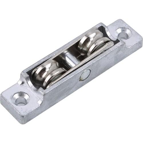 Zinc Alloy Sliding Door Roller Home Room Wardrobe Wood Door Hanging Wheels For Furniture Hardware Wheel