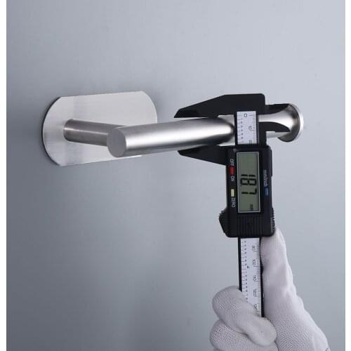 Toilet Wall Paper Holder Kitchen Roll Paper Self Adhesive Wall Mount Stainless Steel Bathroom Tissue Towel Accessories Rack