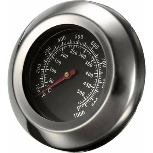Dia 3 inch Degrees Celsius/Fahrenheit 50~500Degrees Celsius Roast Barbecue BBQ Pit Smoker Grill Thermometer Temp Gauge