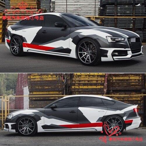 FOR Audi A7 body exterior decoration personalized custom modified racing sticker A6 full car decal