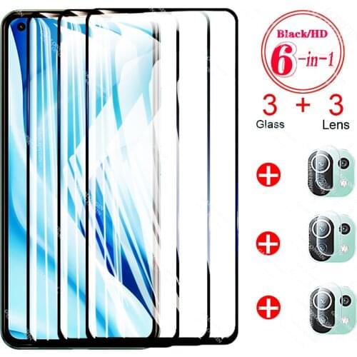 For Xiaomi Mi 11 Lite Glass for Mi 11 Lite Protective Glass Full Glue Cover HD Screen Protectors 11i 11x Pro Camera Lens Glass