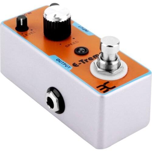EX New T-Cube Pedal E-Tremolo Guitar Effects Pedal TC-43 Metal Shell + Free Connector