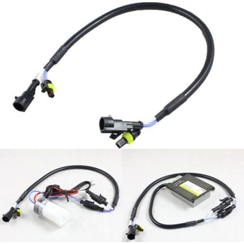 FSYLX 10x 50mm High Voltage Extension Wires cable wiring harness for HID Conversion Kit and HID Xenon Bulbs Free shipping