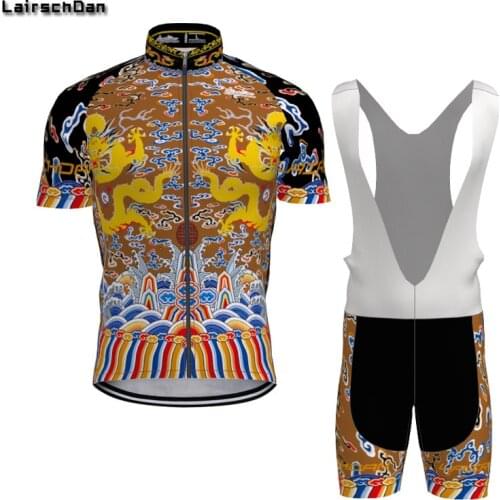 SPTGRVO China Style Cycling Set 2020 Pro Team Summer Cycling Jersey Set Breathable Mtb Bicycle T Shirt Men Bike Outfit Maillot