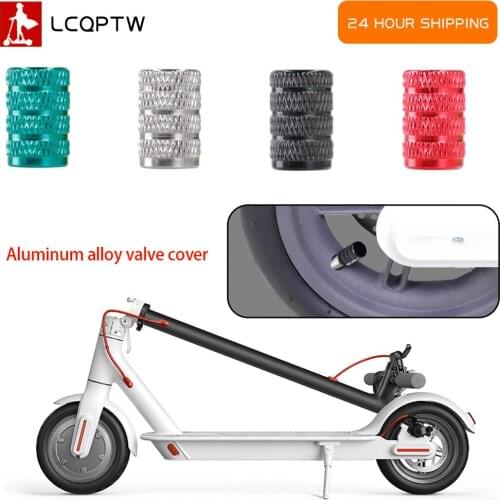 2pcs Aluminium Alloy for xiaomi M365 M365 pro Gas nozzle Cap Bicycle Cap Wheel Tire Covered Car Truck Tube Tyre Bike Accessories