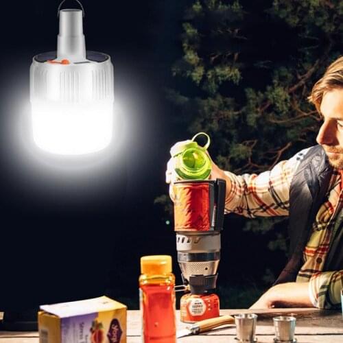 14LED/24LED/42LED Rechargeable LED Bulb Lamp Solar Charge Portable Emergency Night Market Light Outdoor Camping Home