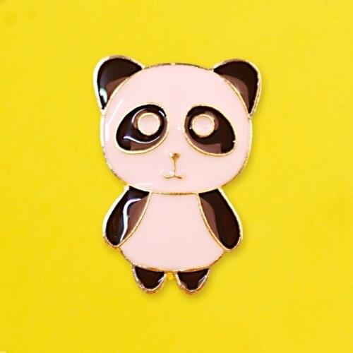 Cartoon Cute Bears Brooches Brown Bear Clothes Lapel Pin Badges for Backpack Trendy Enamel Pins for Backpacks Panda Badge Gifts
