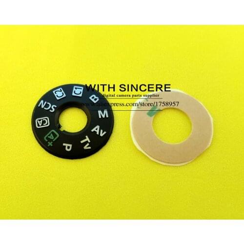 New Function Dial Model Button Label for Canon 6D Mark II / 6D2 / 6DII Top Function Digital Camera Repair Part