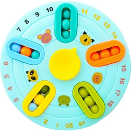 New Children Intellectual Finger Burger Little Magic Bean Cube Rotating Stress Relief Cube Fingertip Magic Bean Toy Gift