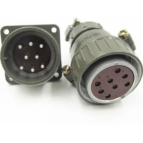 P32K2Q Aviation Plug Socket 8 Core Round Connector P32