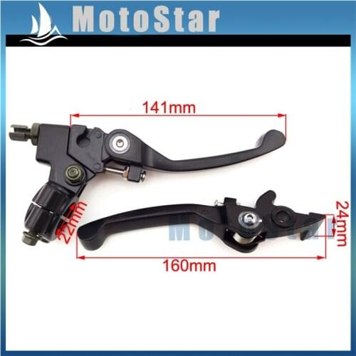 Alloy Folding Brake Clutch Lever For 50cc 90cc 110cc 125cc 150cc 160cc CRF50 KLX TTR YCF SSR Thumpstar Pit Dirt Bike Motorcycle