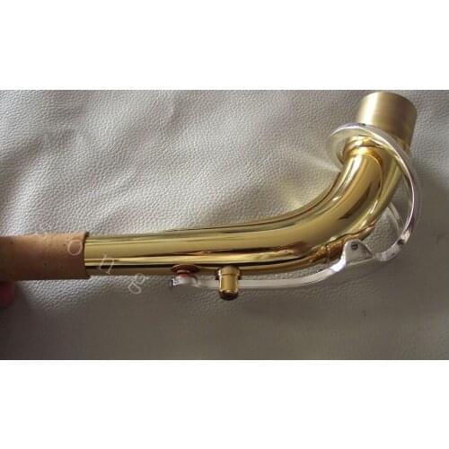Excellence Alto Eb saxophone neck Golden body + silver plated keys 24.0mm