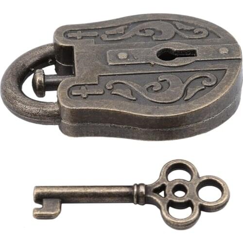 Vintage Metal Cast God Lock Key Puzzle For Children Toy IQ&EQ Mind Brain Teaser Soup Toys Gift Intellectual Educational Children