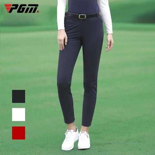 Golf Pants Womens Pants Long Tennis Outdoor Slim Comfortable High Elasticity Sport Trousers Ladies Warm Windproof Golf Clothing