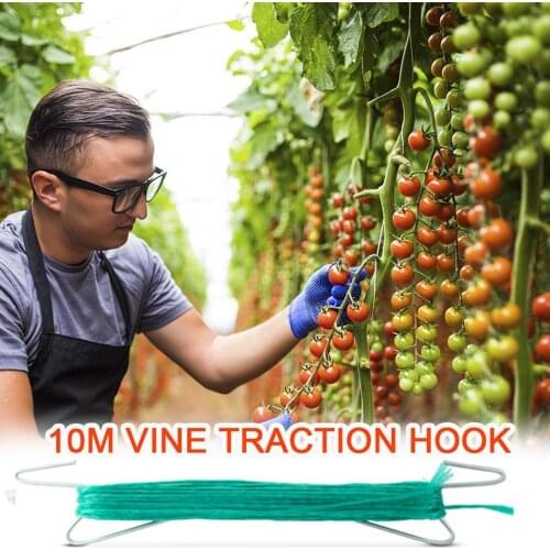 10PCS Plant Growth Puller Tomato Hook Tomato Support Clips Vegetable Support Prevent Tomatoe From Pinching With Plant Buckle