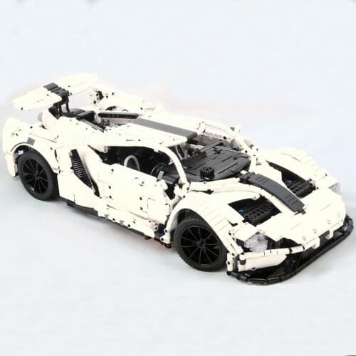 2774PCS MOC The GT Sport Racing Car RC Power Function Vehicle Building Block Bricks Model Kid Educational Toys Gifts