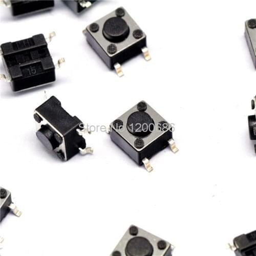 6 * 6 * 4.3MM touch switch patch 4 feet micro switch / button switch