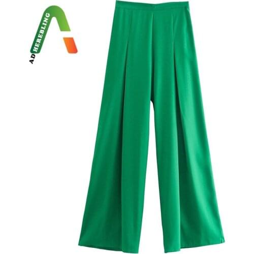 Adherebling Women's Wide Trousers