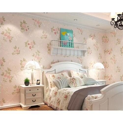 Beibehang Warm fashionable garden pasta big flower wallpaper living room bedroom background wall restaurant walkway 3d wallpaper