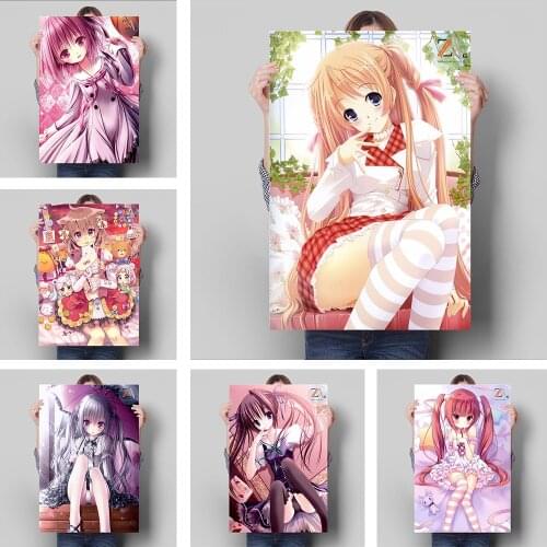 Girl Lolita Sweet Little Loli Anime Poster Canvas Picture Print Cuadros Wall Art Modern Decoration Mural Room Decor Frameless