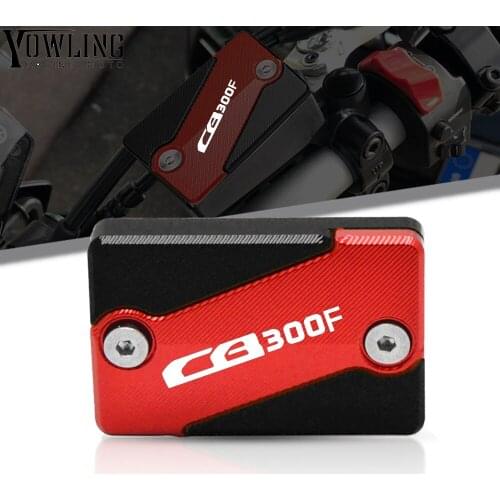For HONDA CB300F 2015-2017 2016 New CNC Motorcycle Red Front Brake Fluid Cap Cover Master Cylinder Fluid Pump Tank Protector