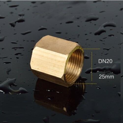 DN20 G 3/4" BSP Female Hex Coupling Brass Pipe Fitting Connector Plumbing Adapter Length 28mm