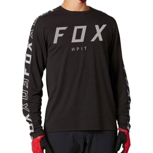 Mens downhill jersey hpit fox mountain bike mtb shirts offroad dh motorcycle motocross sportwear bicycle mtb jersey cycling