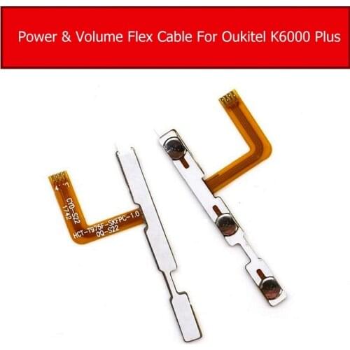 Power on/off+ volume FPC Key up/down button flex cable FPC For Oukitel K6000 Plus Cell Phone Replacement Parts Accessories