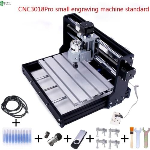 CNC3018Pro Small DIY Mini Desktop Engraving Machine Laser CNC Picture Woodworking Engraving Machine