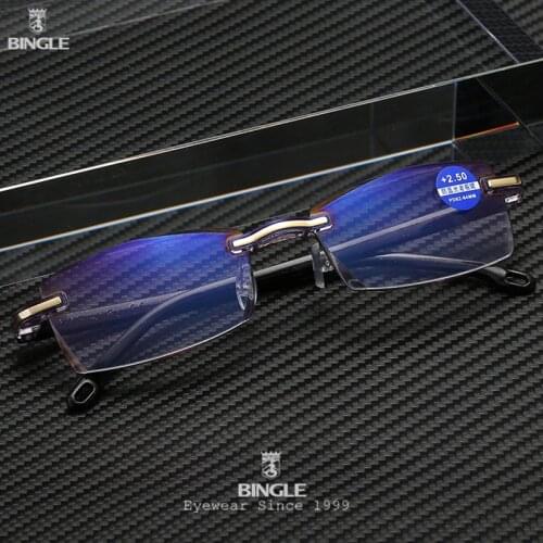 BINGLE Reading Glasses Men Women Anti Blue Light Rays Presbyopia Eyeglasses Eyewear +1.5 +2.0 +2.5 +3.0 +3.5 +4.0 Unisex Reader