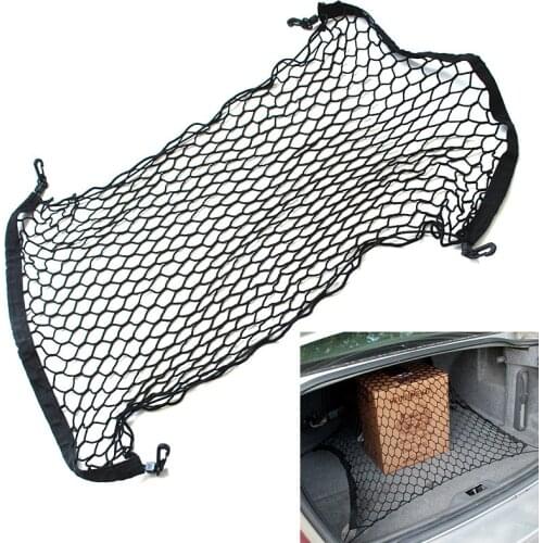 For Honda Fit Civic Crv Accord Jazz Auto Care Car Trunk Luggage Storage Cargo Organiser Nylon Elastic Mesh Net