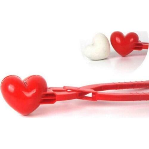 Winter Plastic Snowball Maker Clip Kids Outdoor Sand Snow Ball Mold Toys Snowman Clip Toy for Children E7