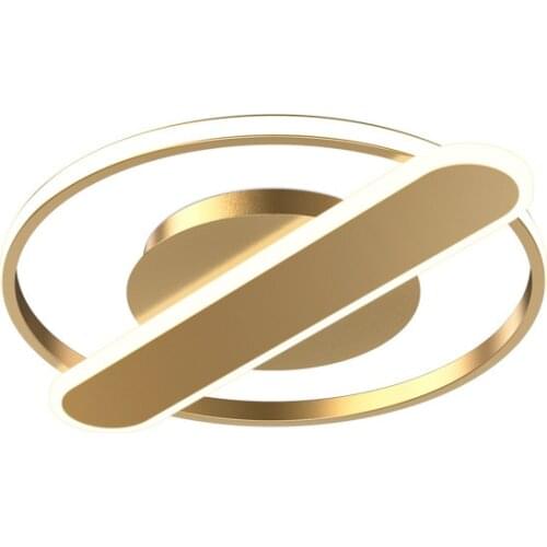 Nordic Simple Modern Led Ceiling Lamp Light Luxury Golden Black White Creative Round Study Lamp Bedroom Lamp Dining Lighting