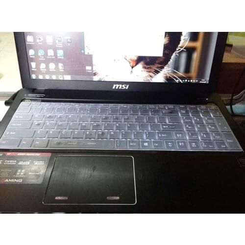 15.6 17.3 inch Laptop Silicone Keyboard Cover Protector For MSI GT60 GX60 CR70 GP70 GX70 GE70 GT70 Z70 GT780 GT780DX GT780DXR