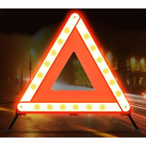 Foldable Car Emergency Breakdown Warning Reflector Alerts Red Reflective Safety Foldable Parking Stander