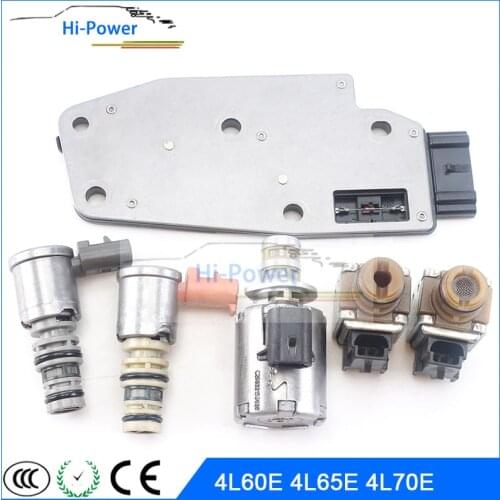 Tested OEM 4L60E 4L65E 4L70E Transmission Shift Solenoid Kit Gearbox solenoid valve kit for Cadillac GM Chevrolet Chevy