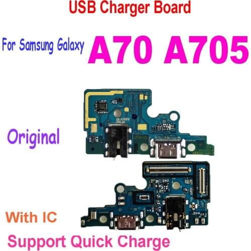 Original Charging Port For Samsung Galaxy A70 A705 A705F A705DS USB Charge Dock Connector Board Charging Flex Cable for A70 A705