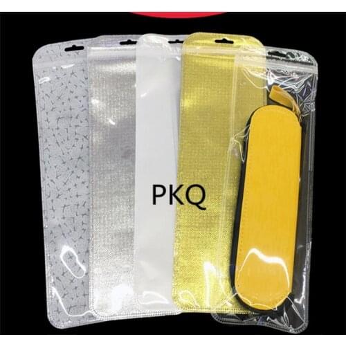 14 sizes Large Self Seal Zipper Plastic Packaging Bag 100pcs Sock phone case earphone Ziplock Storage Bag Pouch With Hang Hole