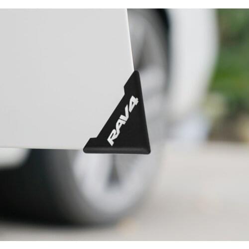 2pcs Car Door Corner Bumper Buffer Protection Scratch Protector for Toyota RAV4 Accessories Car-Styling