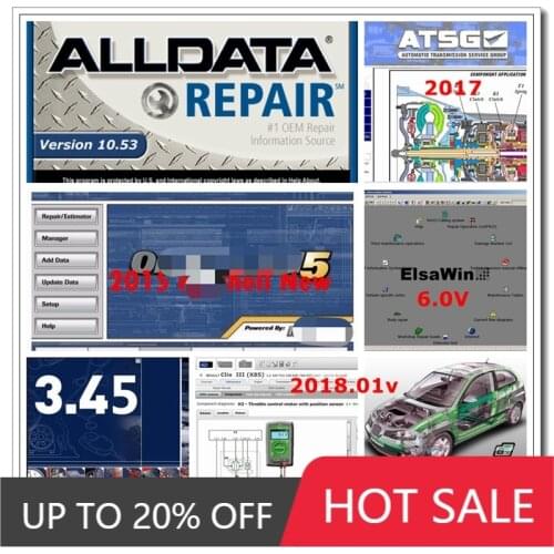 2021hot sale Auto.data car diagnostic tool software alldata 8software mit..chell OD5 software for car and truck 1TB HDD Hot sale