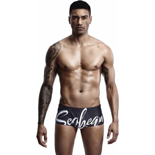 2019 summer mens swimming boxer sunga masculina trunk swimwear swimsuits sexy zwembroek heren cuecas beach shorts swim