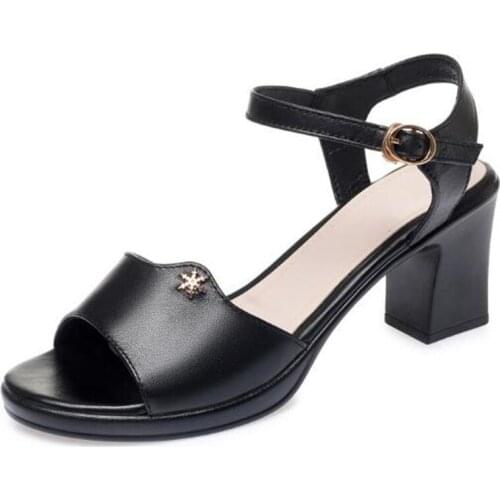 2021 New Fashion Fish Mouth Shoes Summer Womens Sandals High Heel Shoe Non-slip Light Comfort Elegant Sandals Large Size 35-43