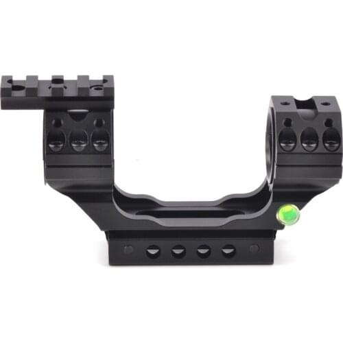 25.4mm 30mm Aluminum Mount Ring with Spirit Bubble Level Suit 11 20mm Picatinny Weaver Rail Tactical 2 Style for Scope Hunting