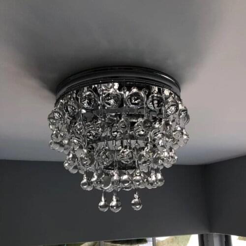 American ceiling lamp cloakroom corridor crystal lamp European style bedroom staircase entrance hall entrance water drop lamp