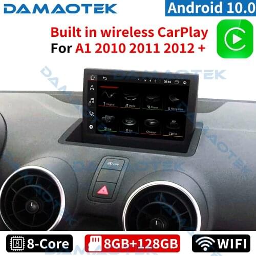 DamaoTek 8.8 inch Android 10.0 car multimedia GPS for Audi A1 2010-2018 car dvd player android auto gps navigation carplay