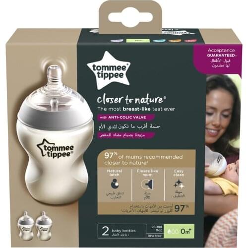 Tommee Tippee PP Closer To Nature Baby Bottle (2x260ml)