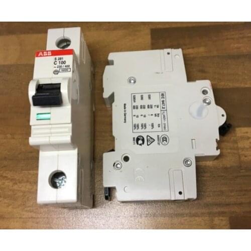French ABB S281 C100 100A 1P air circuit breaker switch made in Germany