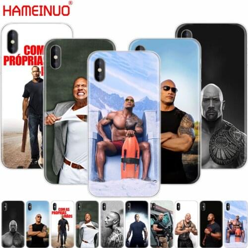HAMEINUO The Rock Dwayne Johnson cell phone Cover case for iphone X 8 7 6 4 4s 5 5s SE 5c 6s plus