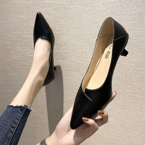 Кожаные туфли-лодочки JAYHW China At AliExpress